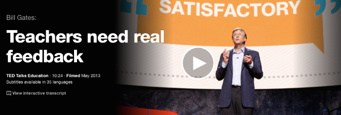 Teachers need real feedback