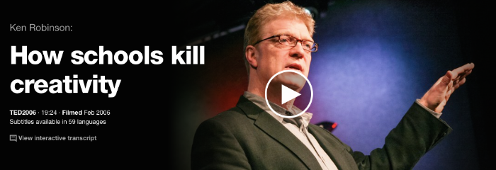 How schools kill creativity