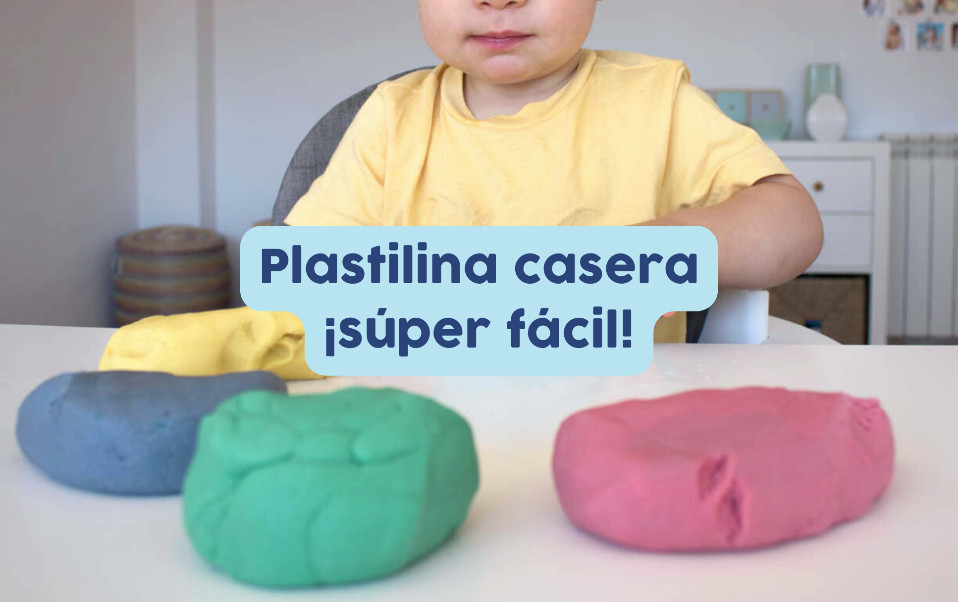 Cómo hacer plastilina casera ¡muy fácil! • cristic