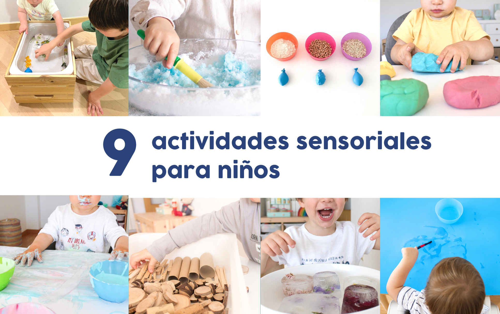 Actividades para jugar en verano con niños de 2-3 años