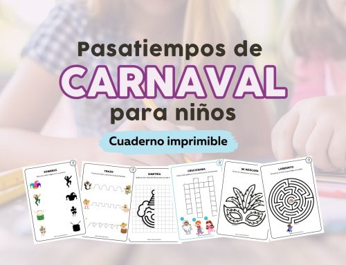 Pasatiempos de Carnaval para Infantil y Primaria