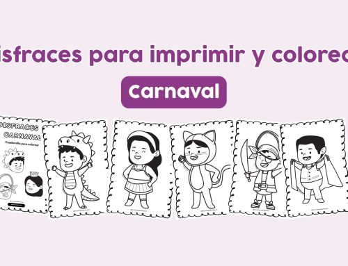 Disfraces de Carnaval para imprimir y colorear
