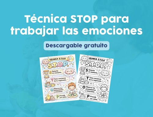 Técnica STOP para trabajar las emociones (+ lámina gratis para imprimir)
